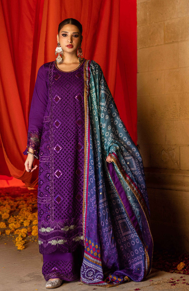 Al Zohaib | Bandhani The Tale of Jaipur 25 | BTJ-25-09 by Al Zohaib - Designer Dress - Type: Ladies Clothes - Available at Libayah - 100% Original