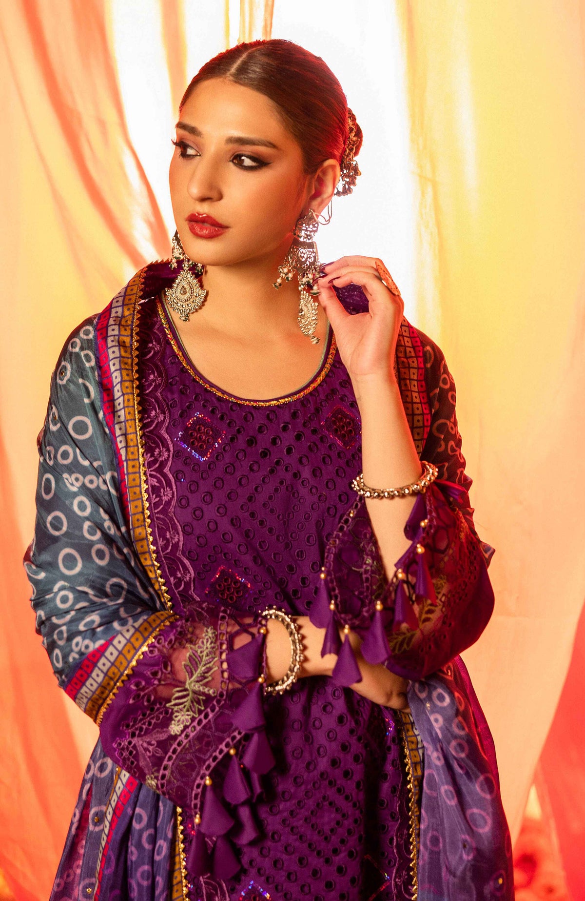 Al Zohaib | Bandhani The Tale of Jaipur 25 | BTJ-25-09 by Al Zohaib - Designer Dress - Type: Ladies Clothes - Available at Libayah - 100% Original
