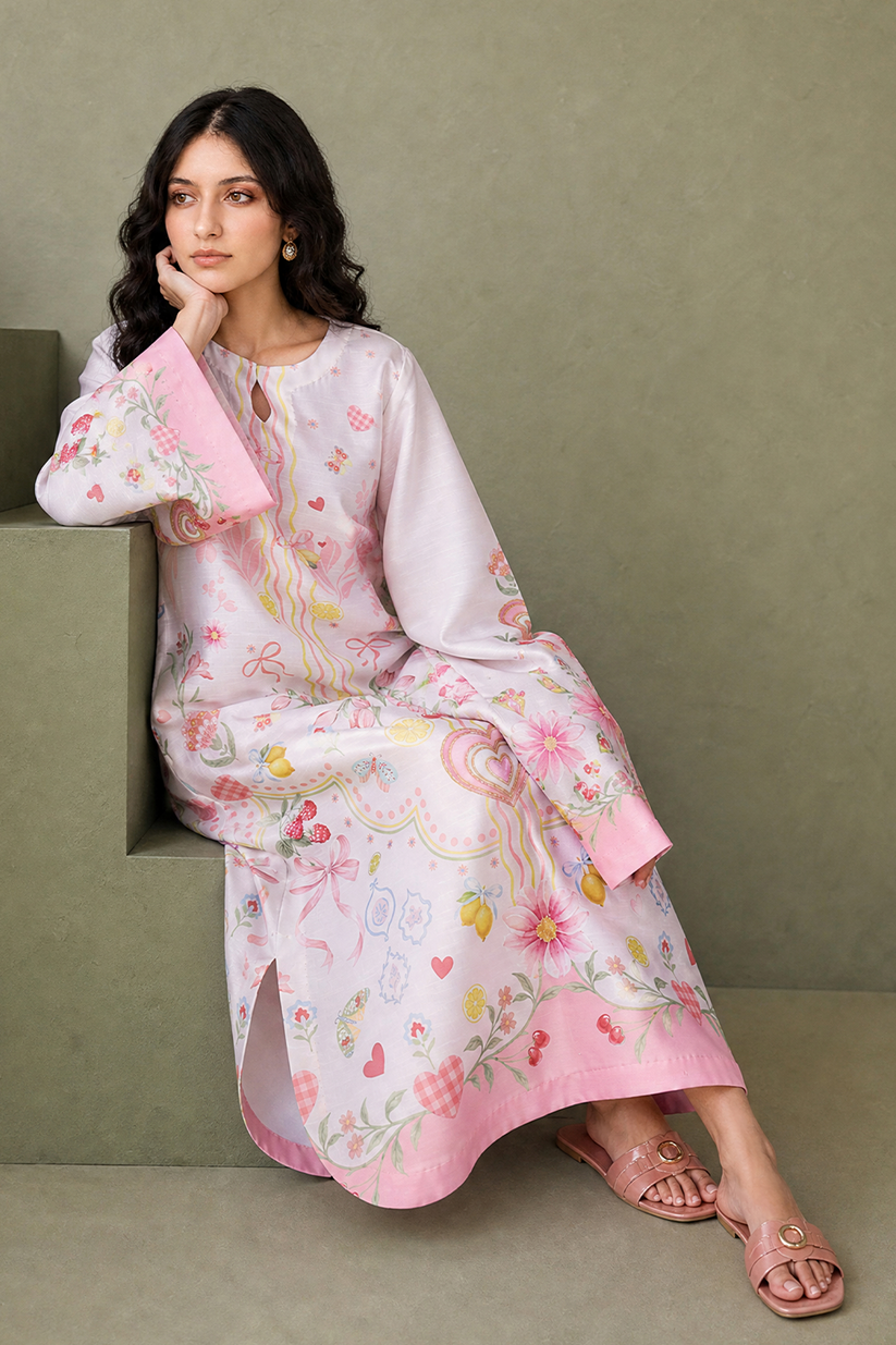 Saad Shaikh | Ease Fall Edit 26 | D-07 Kaftan by Saad Shaikh - Designer Dress  - Type : Ladies Clothes - Available at Libayah - 100% Original 