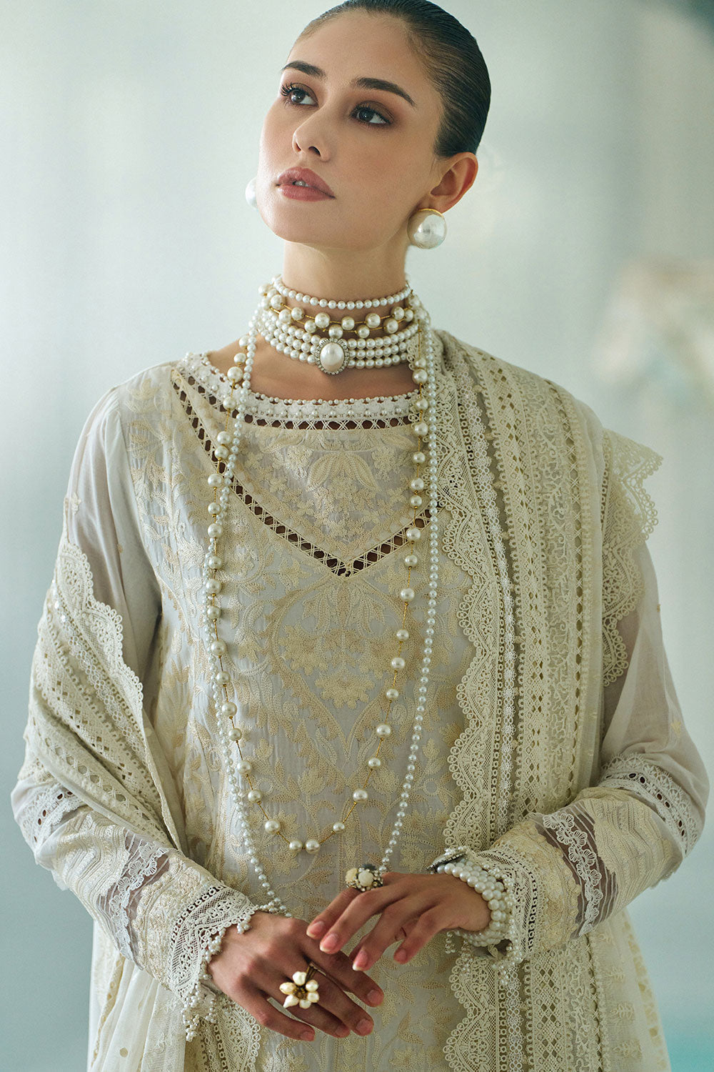 Sobia Nazir | Luxury Lawn Eid 26 | 9A by Sobia Nazir - Designer Dress - Type : Luxury Dress - Available at Libayah - 100% Original