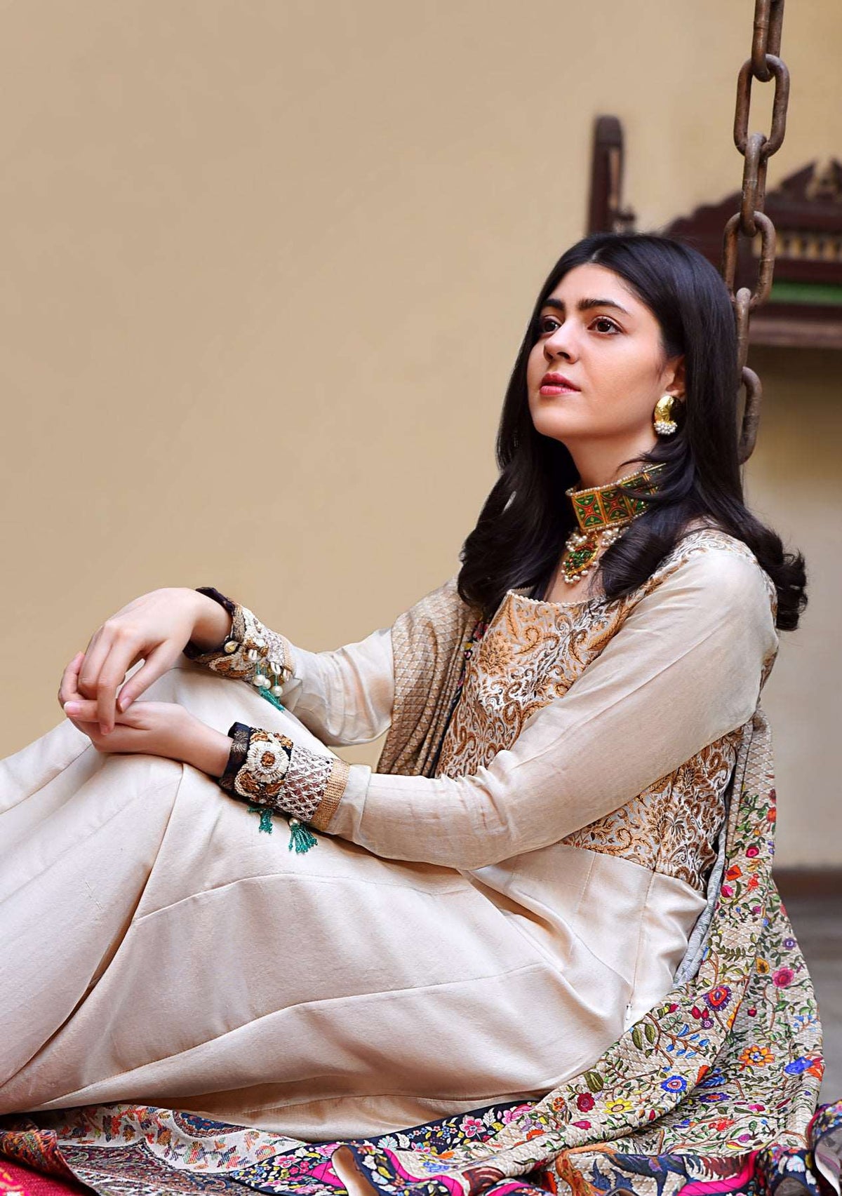 Afrozeh | Basic Pret 26 RTW | NACRE by Afrozeh - Designer Dress  - Type : Ladies Clothes - Available at Libayah - 100% Original 