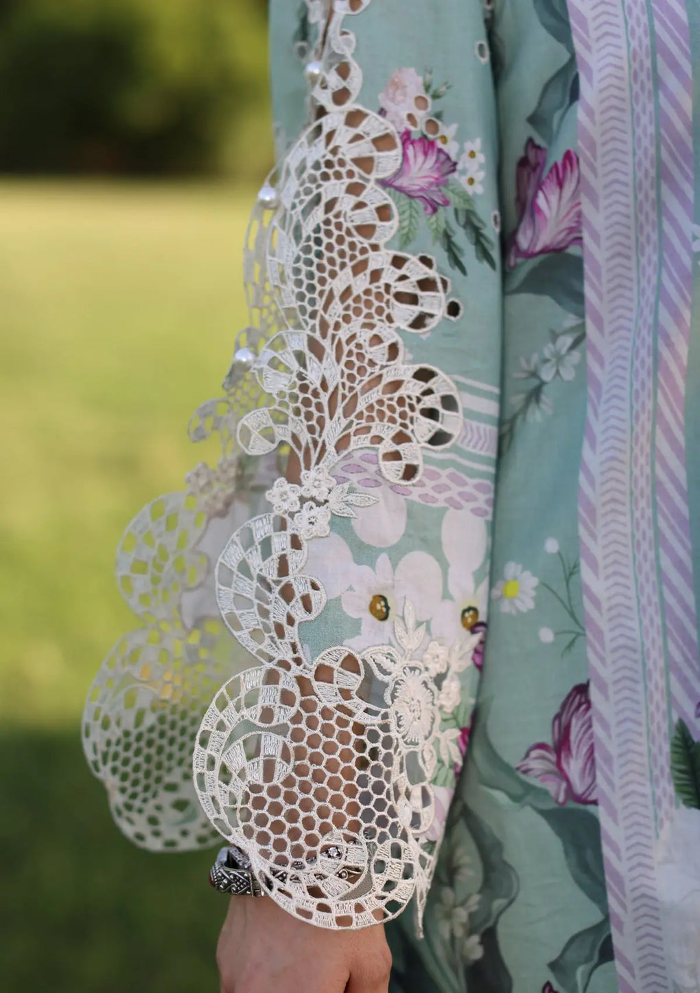 Elaf Premium | Prints Chikankari 24 | 05B CELESTIAL by Elaf Premium - Designer Dress - Type: Ladies Clothes - Available at Libayah - 100% Original