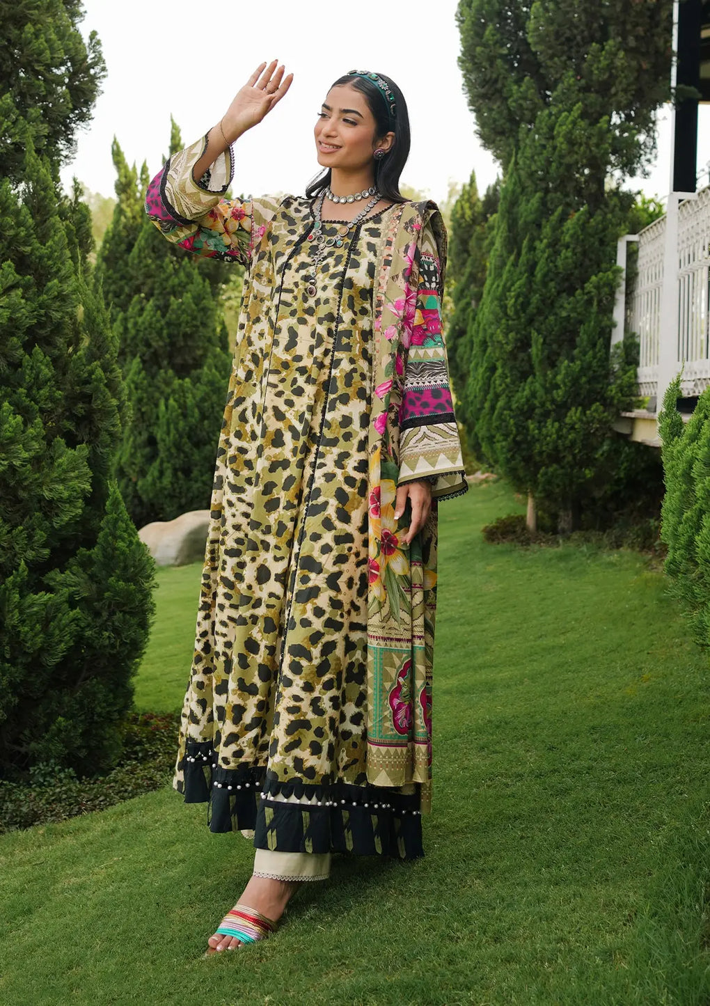 Elaf Premium | Printed Collection 24 | EEP-06B - Wonders by Elaf Premium - Designer Dress - Type: Ladies Clothes - Available at Libayah - 100% Original
