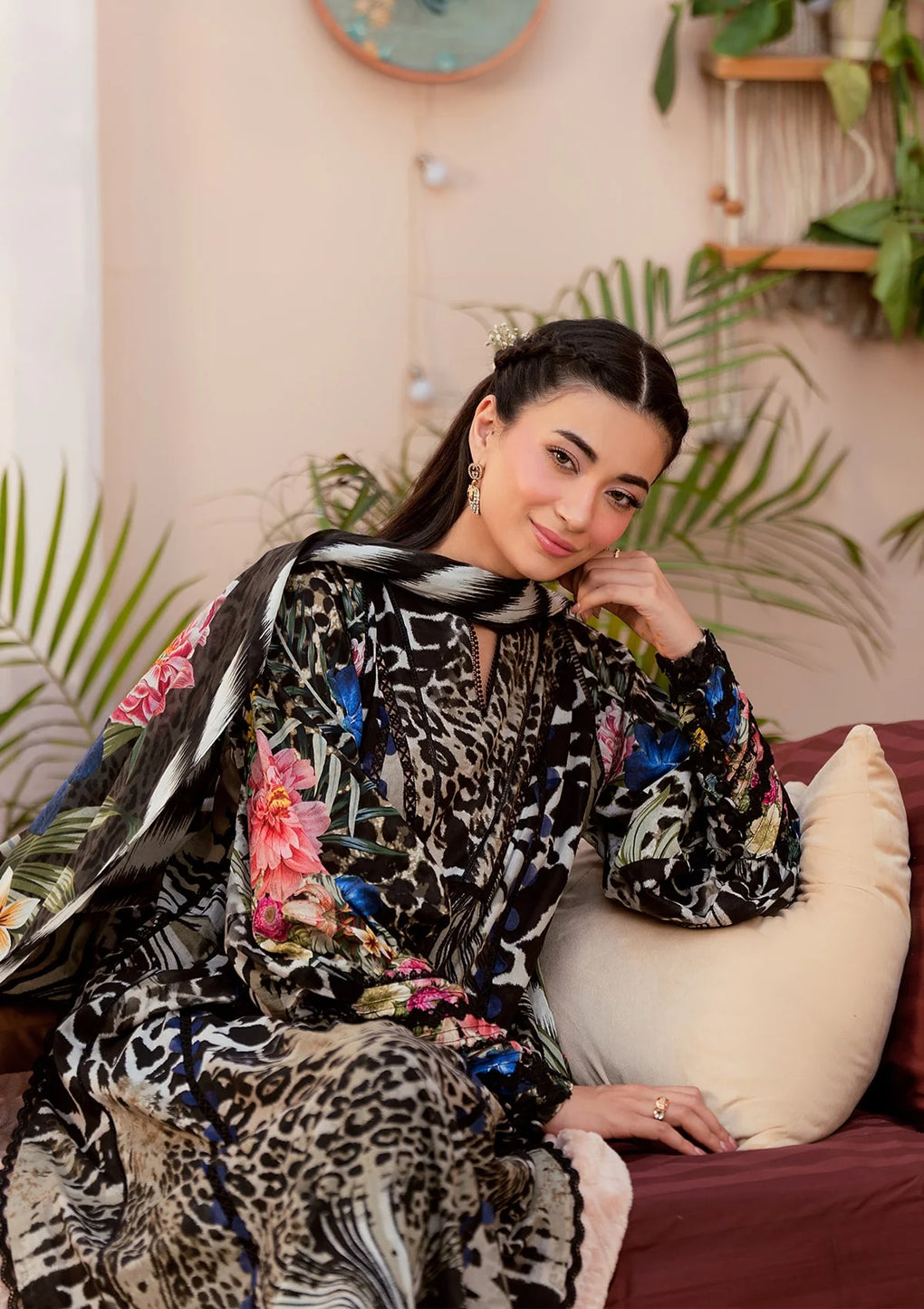 Elaf Premium | Prints 25 | EPS-4B NOIR ESSENCE by Elaf Premium - Designer Dress - Type: Ladies Clothes - Available at Libayah - 100% Original