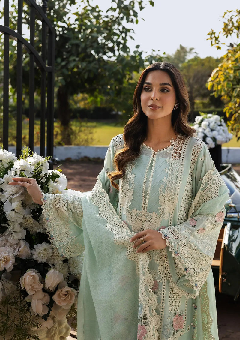 Kahf Premium | Luxury Lawn 25 | KLR-2B Garnet by Kahf Premium - Designer Dress - Type: Ladies Clothes - Available at Libayah - 100% Original