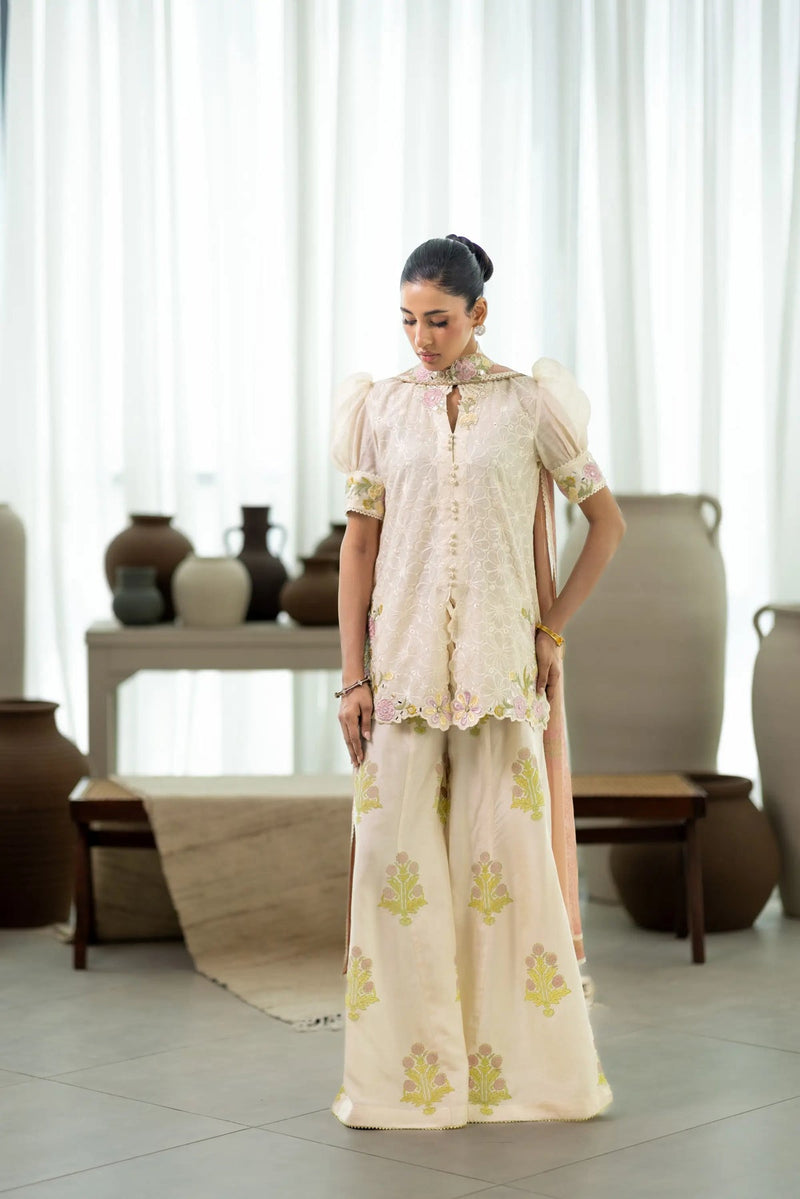 Afrozeh | Basic Pret 26 RTW | NACRE by Afrozeh - Designer Dress  - Type : Ladies Clothes - Available at Libayah - 100% Original 