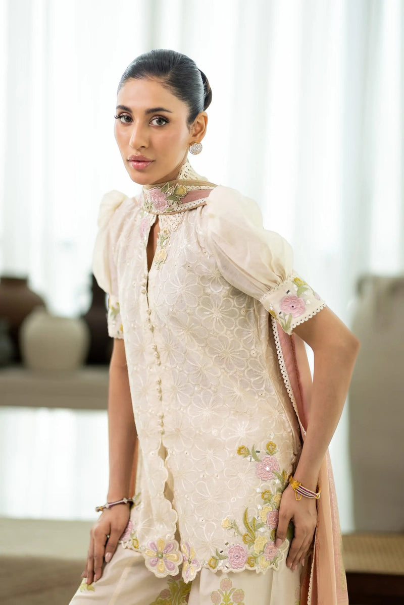 Afrozeh | Basic Pret 26 RTW | NACRE by Afrozeh - Designer Dress  - Type : Ladies Clothes - Available at Libayah - 100% Original 