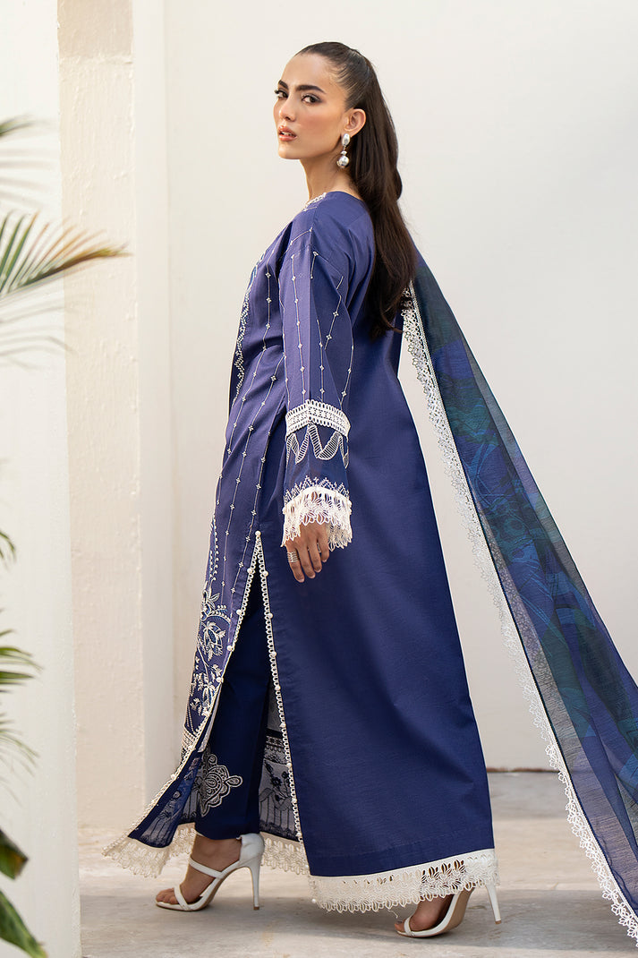 Saad Shaikh | Luxe Eid Lawn 24 | Tawny