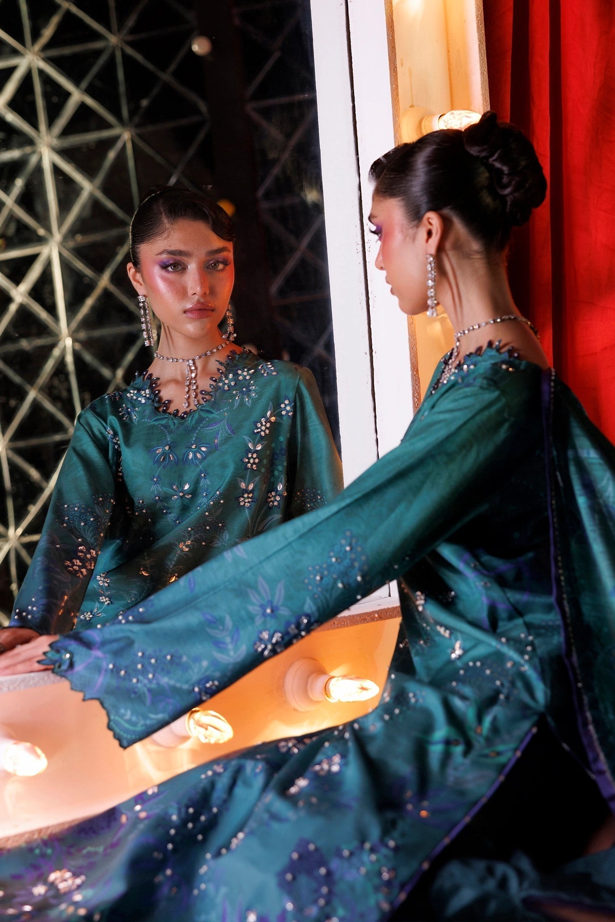 Rangrasiya | Luxe Silk 26 | Lumeire by Rangrasiya - Designer Dress  - Type : Ladies Clothes - Available at Libayah - 100% Original 