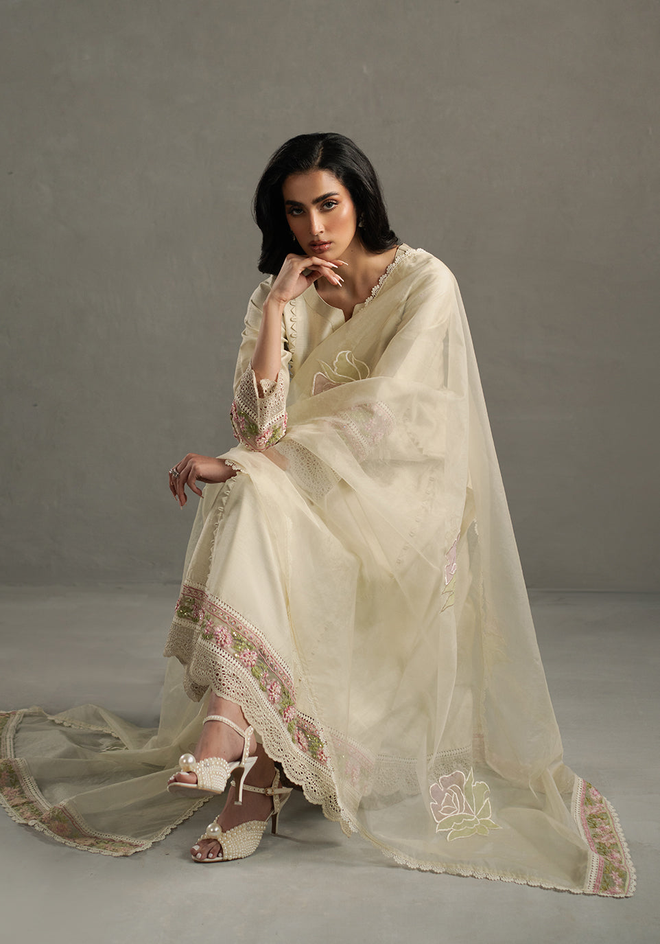 Zarqash | Silk Edit | ZQS 017 SUNLEE by Zarqash - Designer Dress - Type: Ladies Clothes - Available at Libayah - 100% Original
