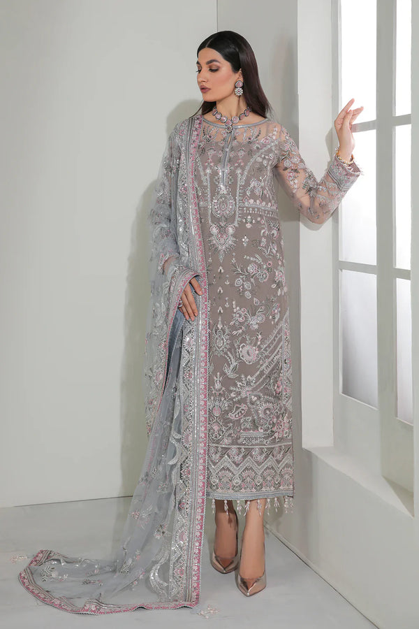 Baroque | Formals Collection | UF-184 by Baroque - Designer Dress - Type: Ladies Clothes - Available at Libayah - 100% Original
