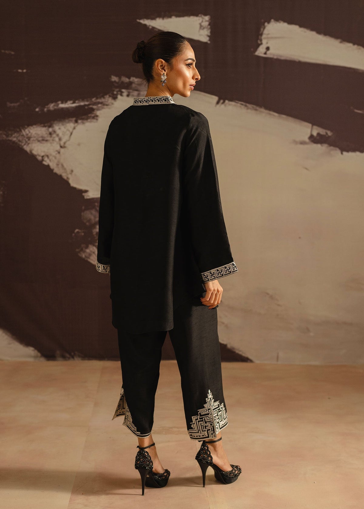 Mahgul | Eye of Cemal | Oriental Noir by Mahgul - Designer Dress - Type: Ladies Clothes - Available at Libayah - 100% Original