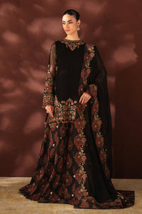 Baroque | Formals Collection | EMBROIDERED CHIFFON UF-4488 by Baroque - Designer Dress  - Type : Ladies Clothes - Available at Libayah - 100% Original 