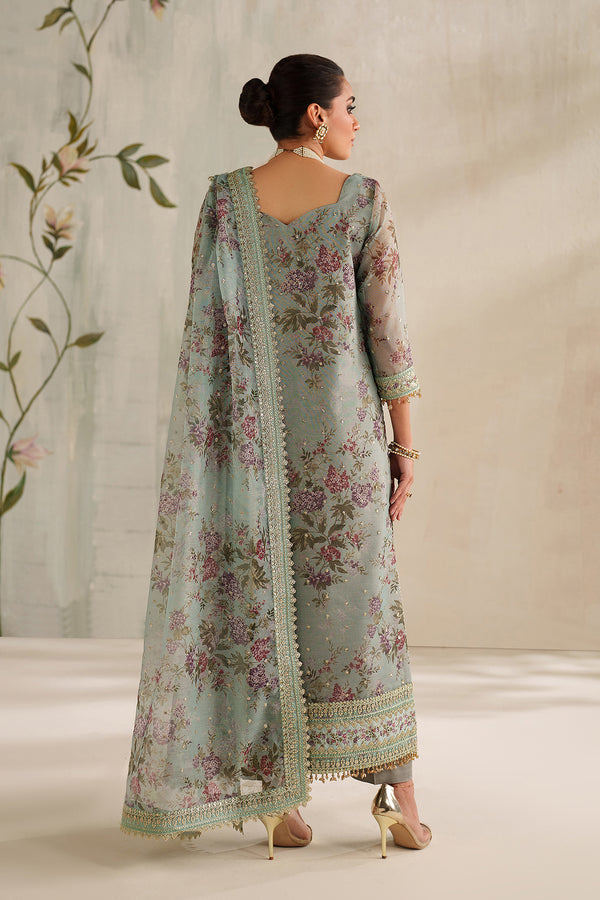 Baroque | Formals Collection | EMBROIDERED COTTON NET UF-4373 by Baroque - Designer Dress  - Type : Ladies Clothes - Available at Libayah - 100% Original 