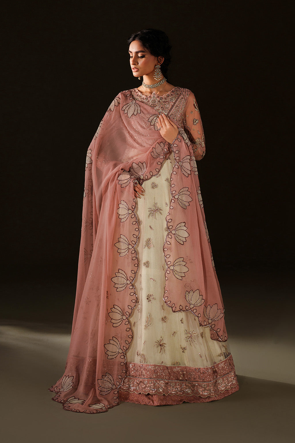 Iznik | Velvet 25 | IV-78 Embroidered Velvet by Iznik - Designer Dress - Type : Ladies Clothes - Available at Libayah - 100% Original 