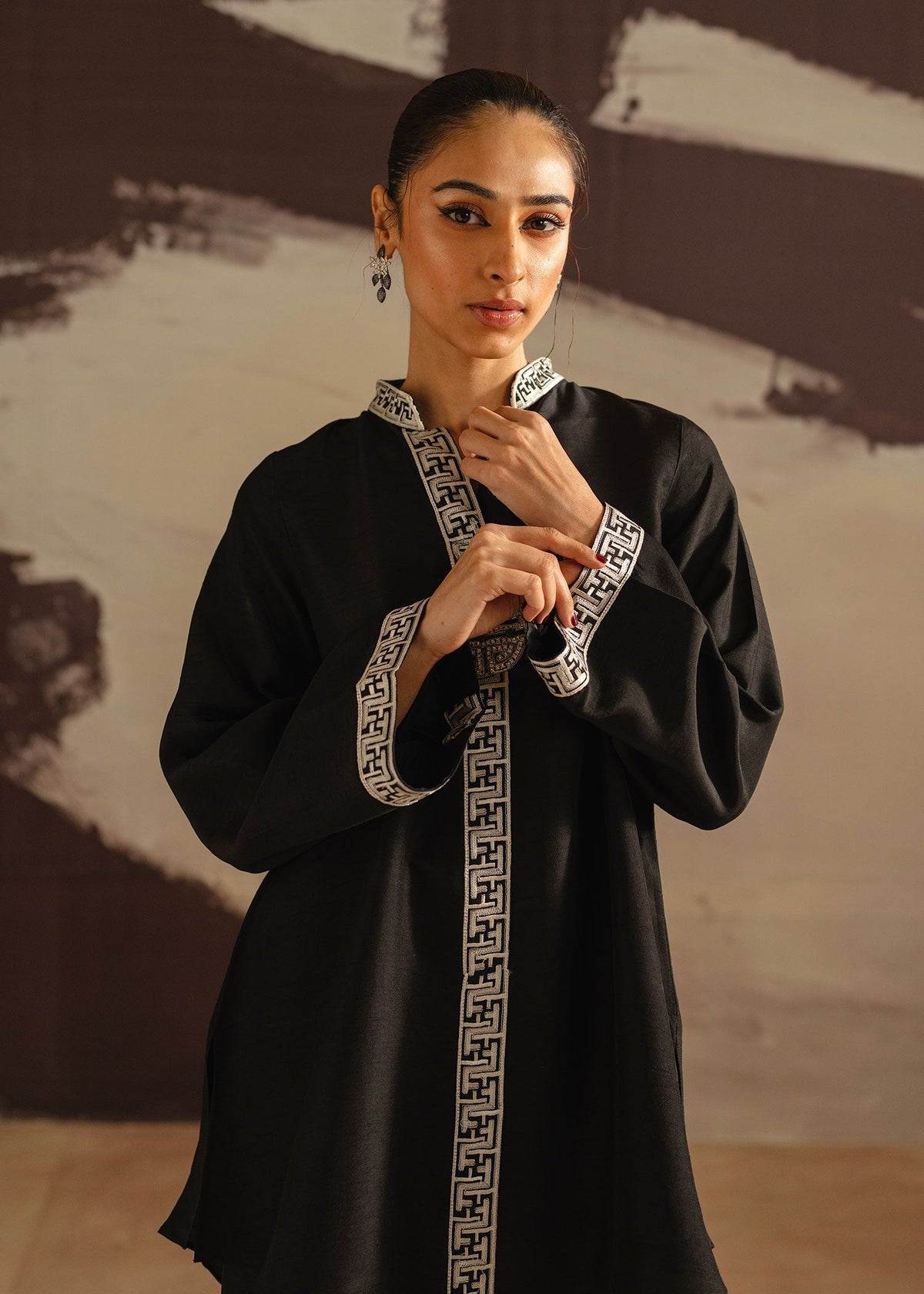 Mahgul | Eye of Cemal | Oriental Noir by Mahgul - Designer Dress - Type: Ladies Clothes - Available at Libayah - 100% Original