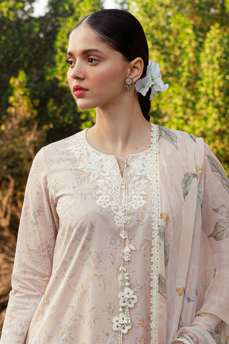 Cross Stitch | Premium Lawn 24 | SILVER PEONY