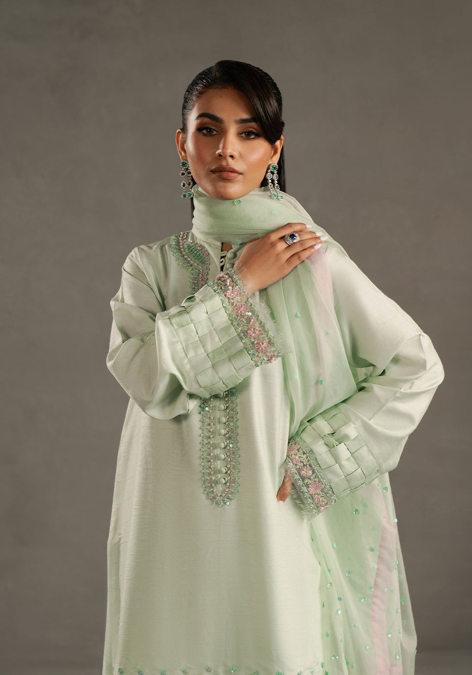 Zarqash | Silk Edit | ZQS 021 VANAYA by Zarqash - Designer Dress - Type: Ladies Clothes - Available at Libayah - 100% Original