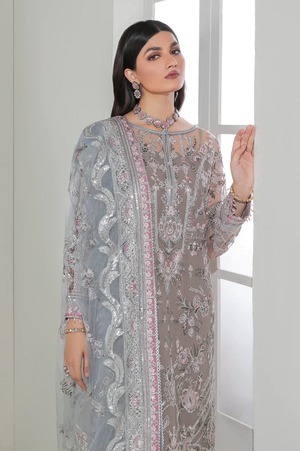 Baroque | Formals Collection | UF-184 by Baroque - Designer Dress - Type: Ladies Clothes - Available at Libayah - 100% Original