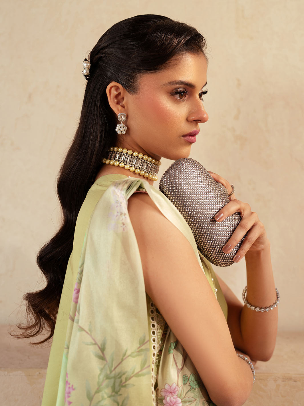 Bin Ilyas | Mehroze Luxury Lawn 25 | 94 - B by Bin Ilyas - Designer Dress - Type: Ladies Clothes - Available at Libayah - 100% Original