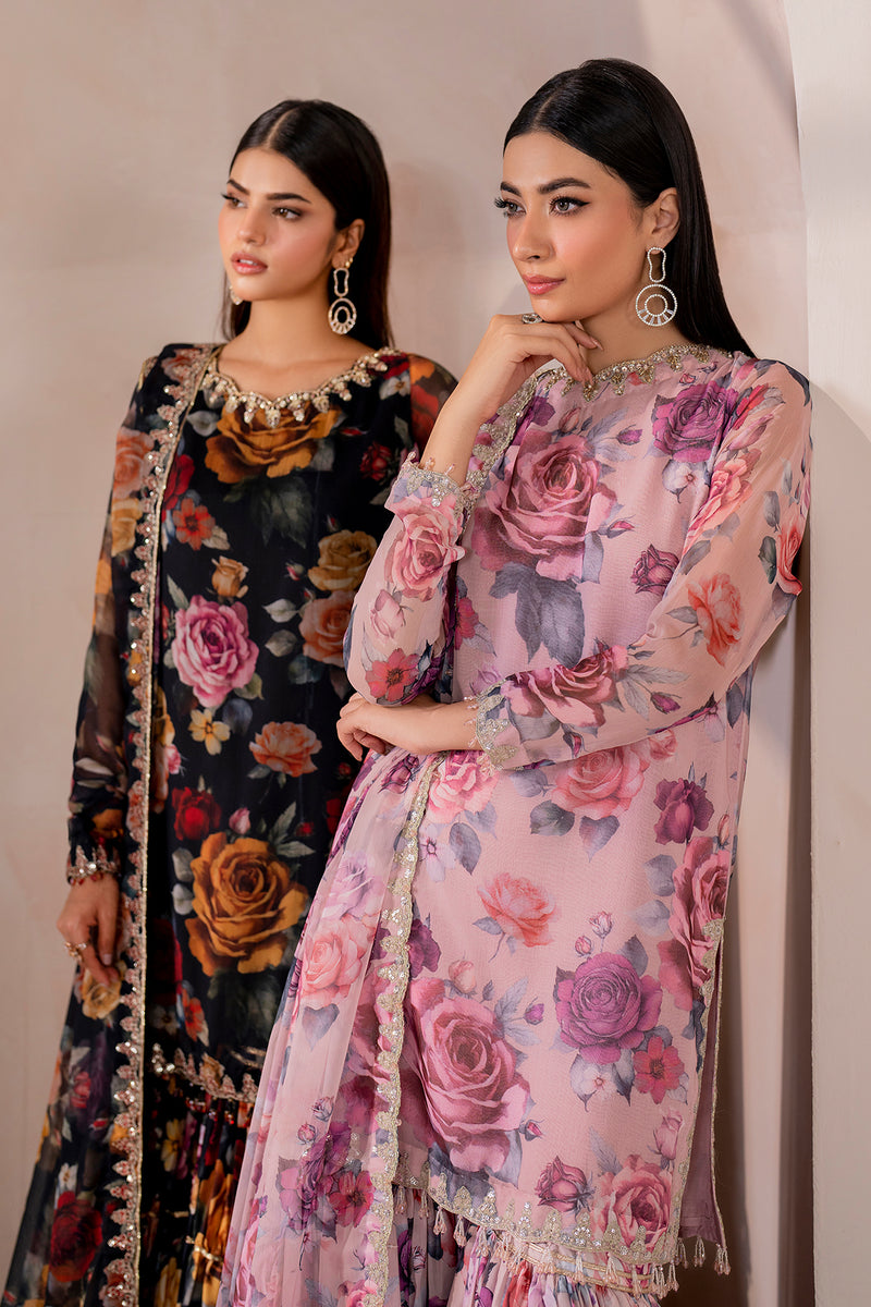 Baroque | Formal Collection | CHIFFON UF-708 by Baroque - Designer Dress - Type: Ladies Clothes - Available at Libayah - 100% Original