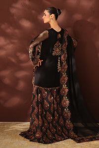 Baroque | Formals Collection | EMBROIDERED CHIFFON UF-4488 by Baroque - Designer Dress  - Type : Ladies Clothes - Available at Libayah - 100% Original 