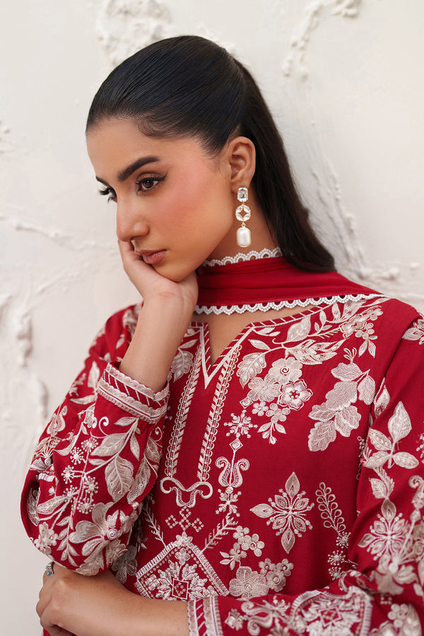 Baroque | Formals Collection | EMBROIDERED RAW SILK UF-4386 by Baroque - Designer Dress  - Type : Ladies Clothes - Available at Libayah - 100% Original 