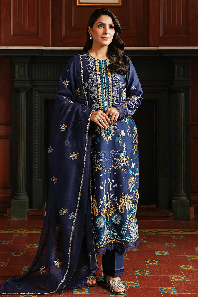 Cross Stitch | Satin De Luxe | CELESTIAL NAVY by Cross Stitch - Designer Dress - Type: Luxury - Available at Libayah - 100% Original