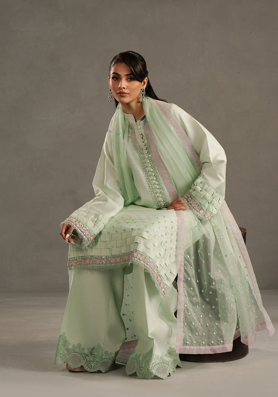 Zarqash | Silk Edit | ZQS 021 VANAYA by Zarqash - Designer Dress - Type: Ladies Clothes - Available at Libayah - 100% Original