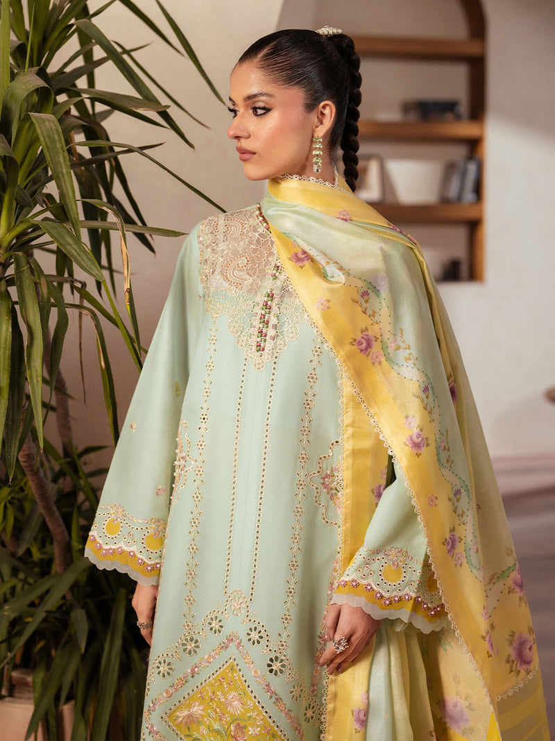 Bin Ilyas | Mehroze Luxury Lawn 25 | 96 - B by Bin Ilyas - Designer Dress - Type: Ladies Clothes - Available at Libayah - 100% Original