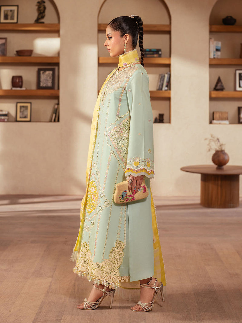 Bin Ilyas | Mehroze Luxury Lawn 25 | 96 - B by Bin Ilyas - Designer Dress - Type: Ladies Clothes - Available at Libayah - 100% Original