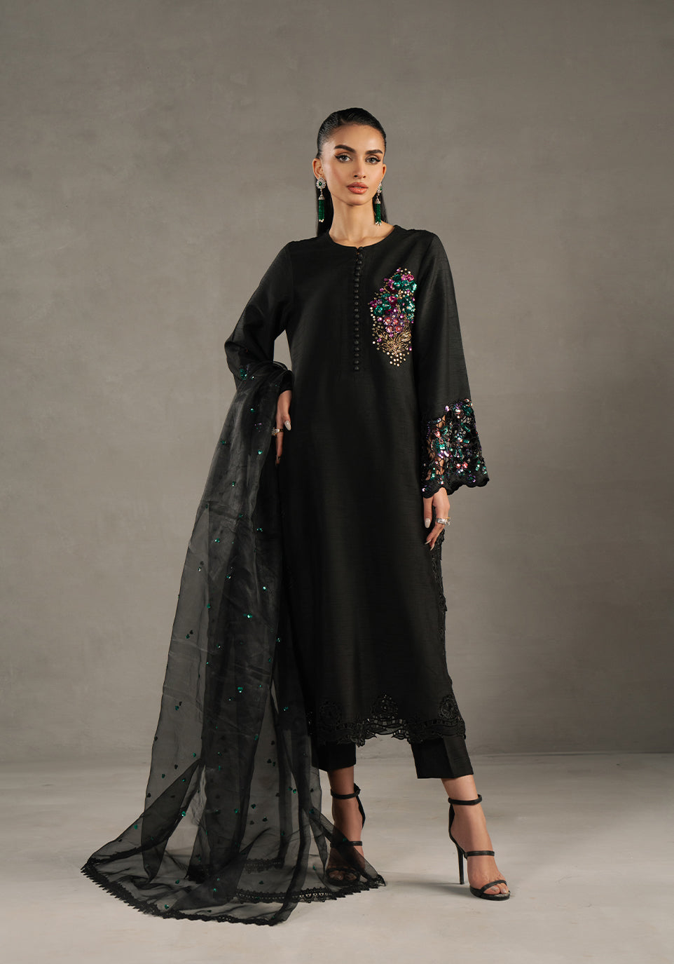 Zarqash | Silk Edit | ZQS 014 DELLA by Zarqash - Designer Dress - Type: Ladies Clothes - Available at Libayah - 100% Original