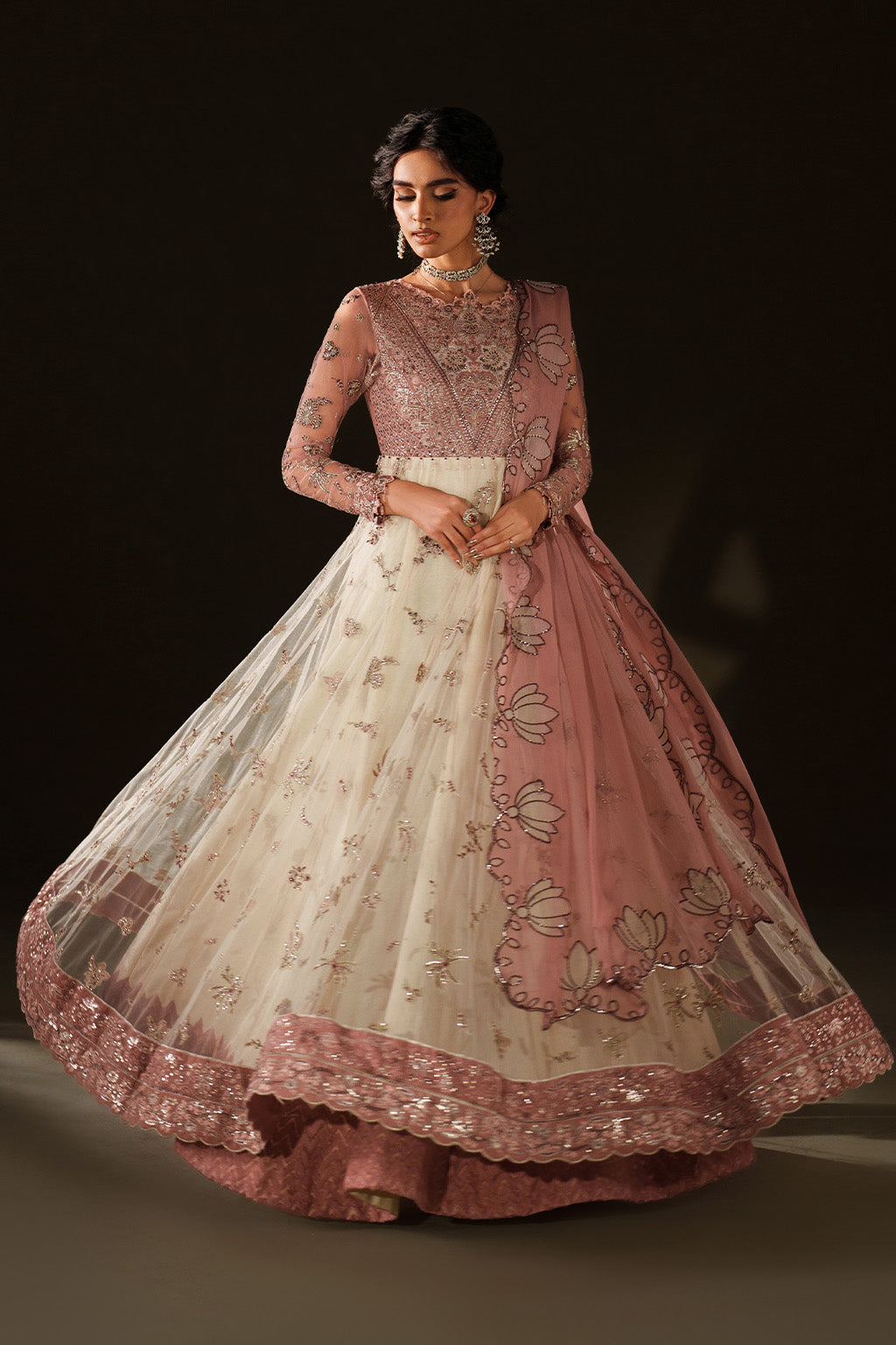 Iznik | Velvet 25 | IV-78 Embroidered Velvet by Iznik - Designer Dress - Type : Ladies Clothes - Available at Libayah - 100% Original 