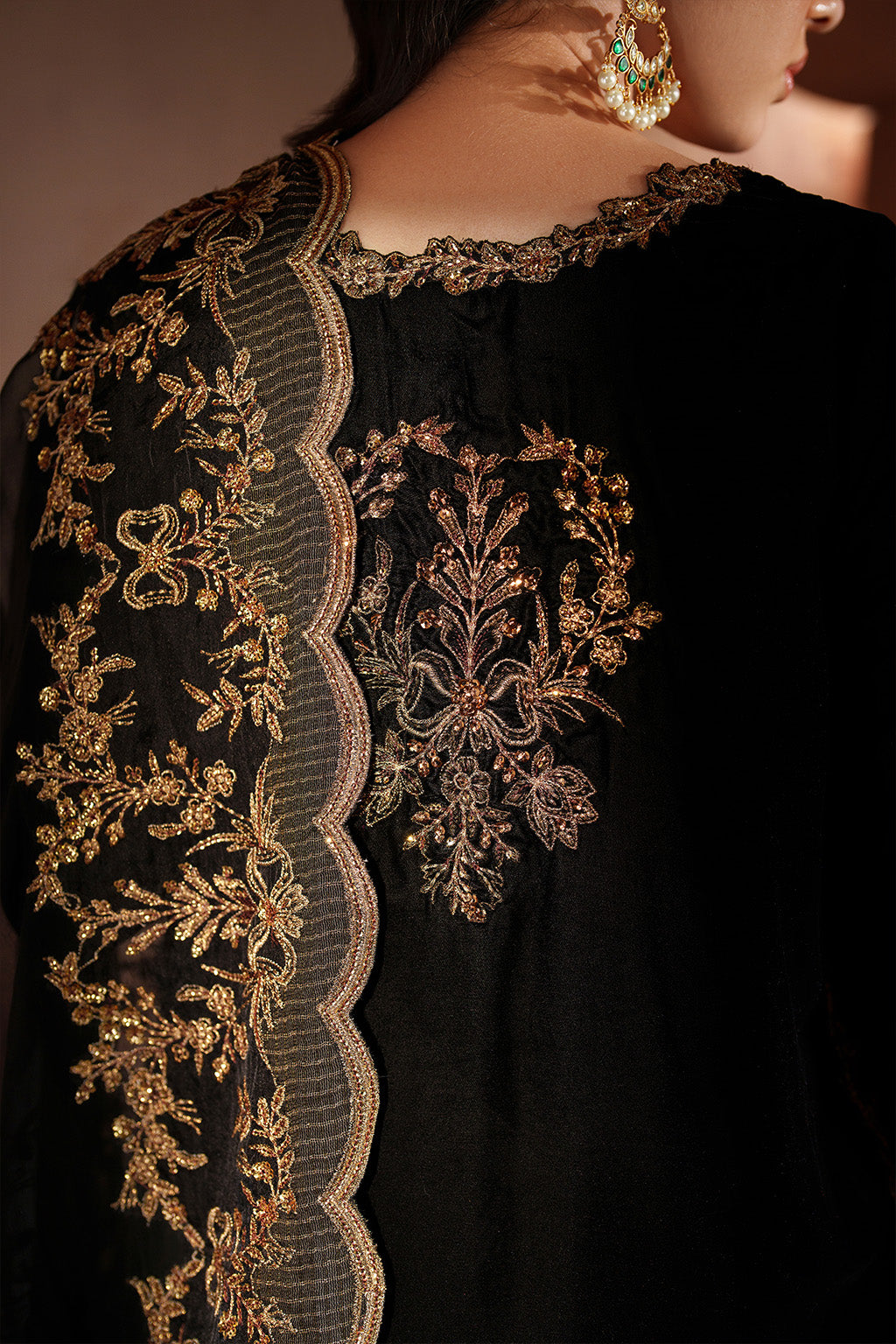 Iznik | Velvet 25 | IV-62 Embroidered Velvet by Iznik - Designer Dress - Type : Ladies Clothes - Available at Libayah - 100% Original 