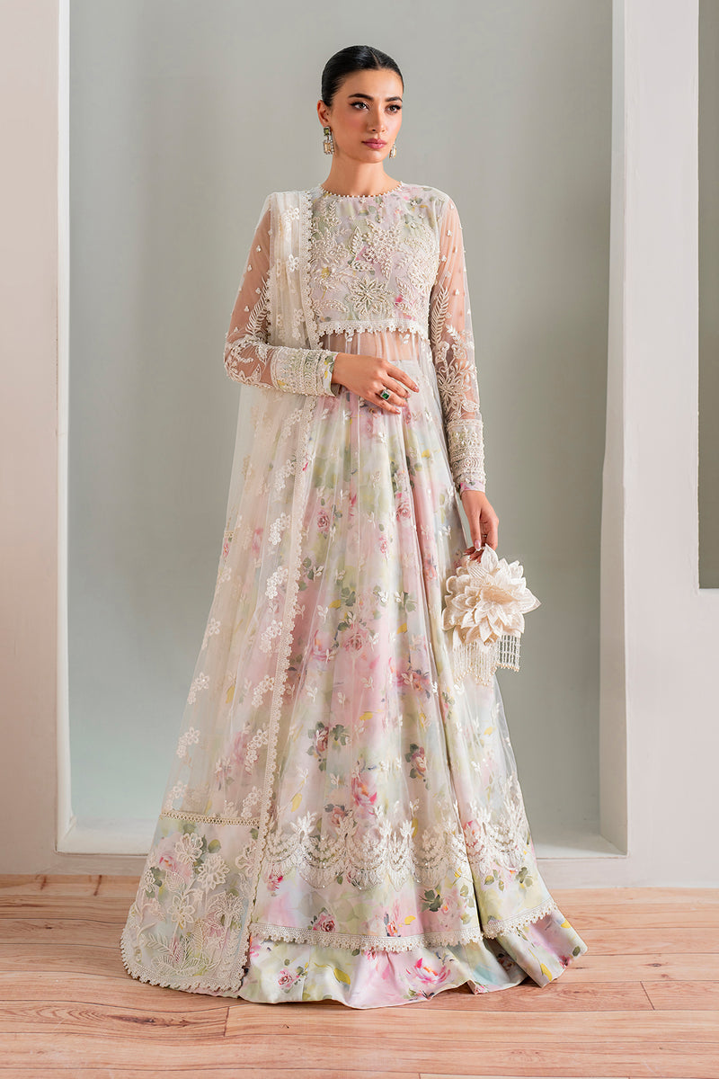 Baroque | Formal Collection | NET UF-686 by Baroque - Designer Dress - Type: Ladies Clothes - Available at Libayah - 100% Original