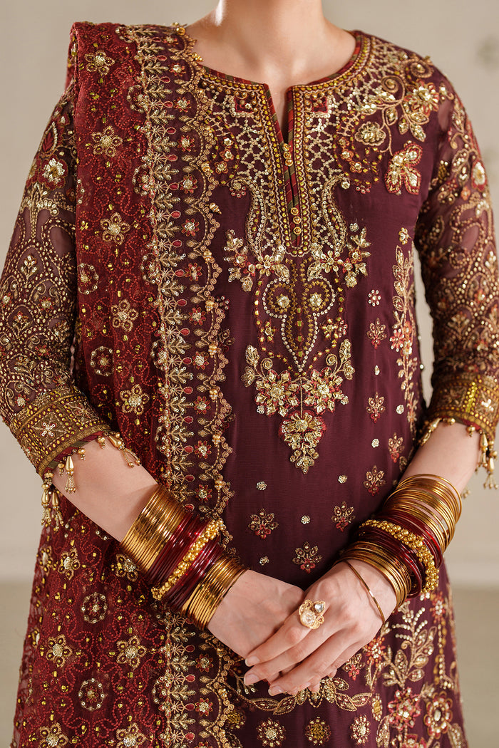 CH14-07 – authentic Pakistani formal dress from the Baroque Chantelle 25 collection for women in the UK.