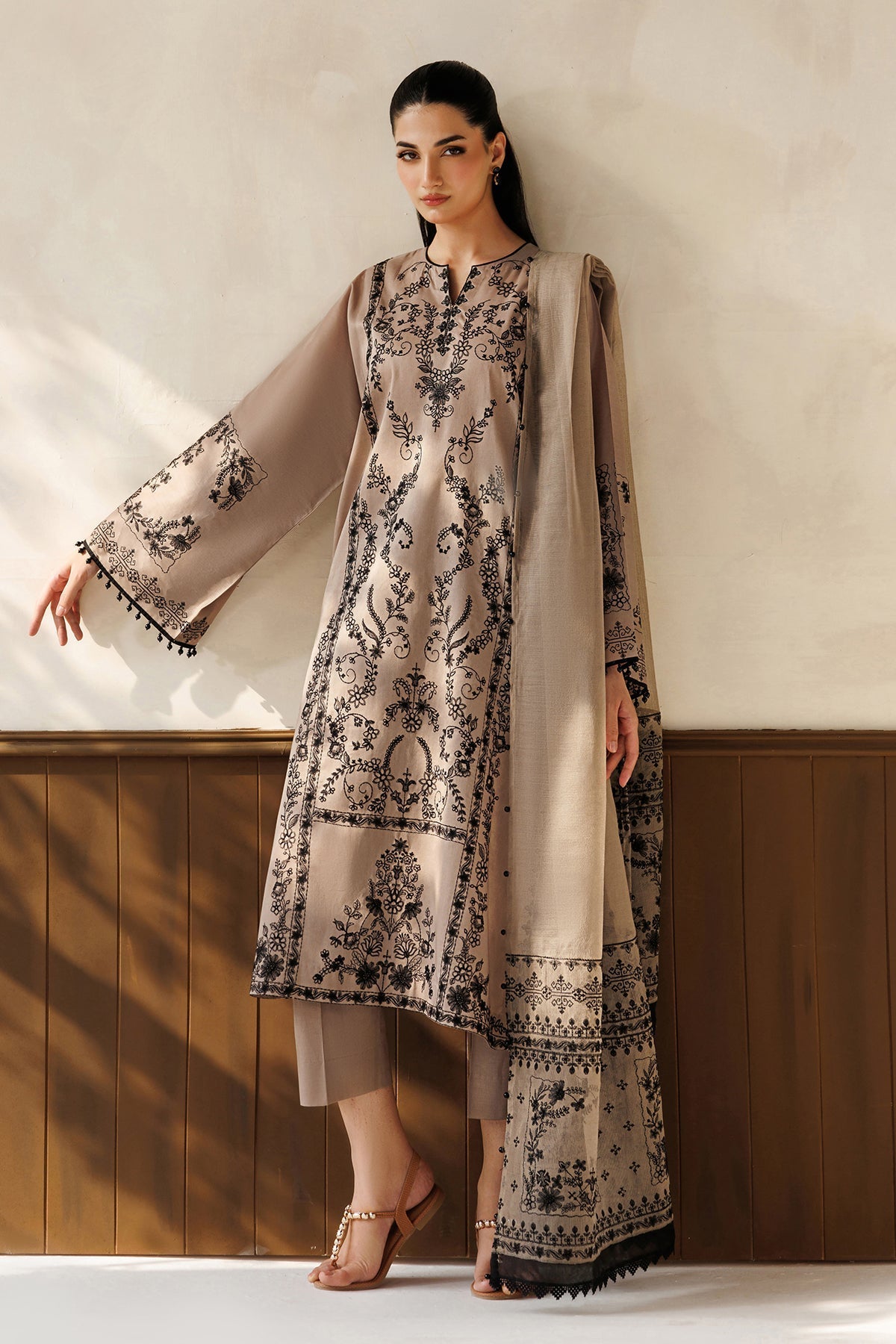 Baroque | Luxury Summer Pret | UF-4502 by Baroque - Designer Dress  - Type : Ladies Clothes - Available at Libayah - 100% Original 