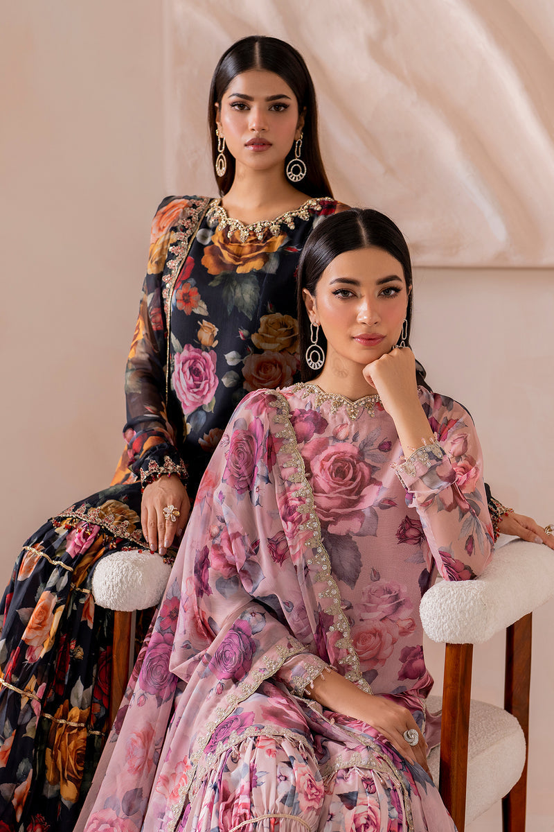 Baroque | Formal Collection | CHIFFON UF-707 by Baroque - Designer Dress - Type: Ladies Clothes - Available at Libayah - 100% Original