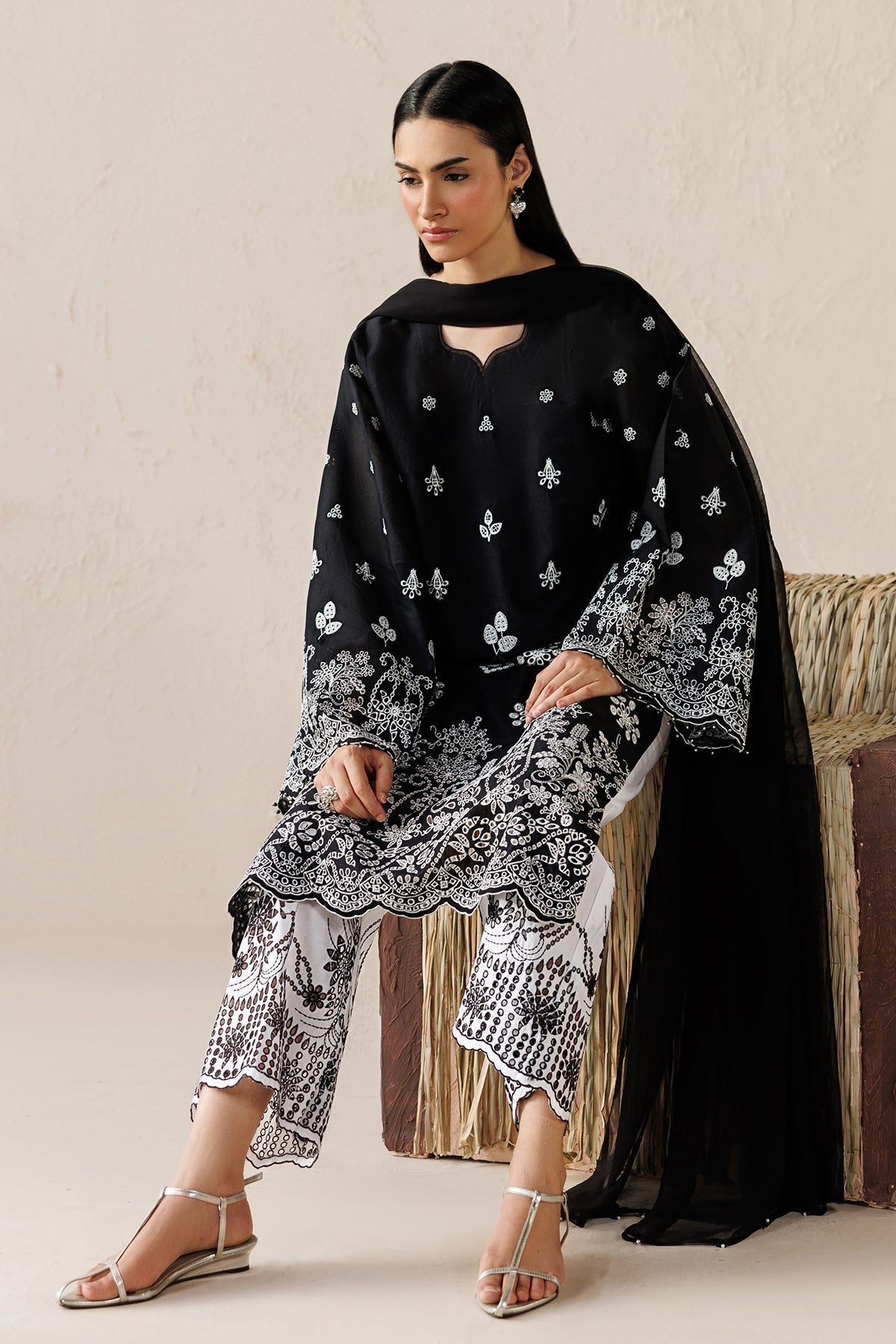 Baroque | Luxury Summer Pret | UF-4522 by Baroque - Designer Dress  - Type : Ladies Clothes - Available at Libayah - 100% Original 