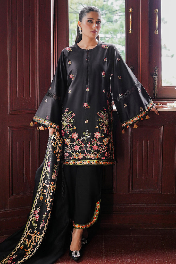 Cross Stitch | Satin De Luxe | RAVEN BLOSSOM by Cross Stitch - Designer Dress - Type: Luxury - Available at Libayah - 100% Original