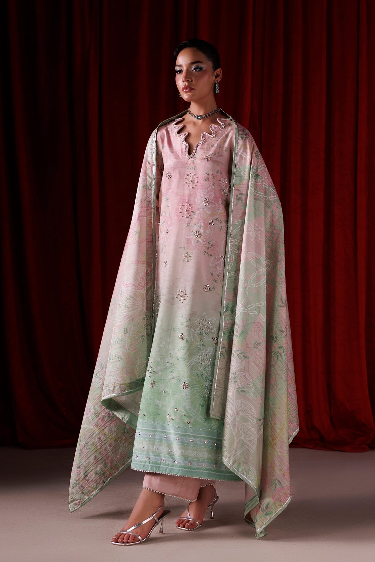 Rangrasiya | Luxe Silk 26 | Zelie by Rangrasiya - Designer Dress  - Type : Ladies Clothes - Available at Libayah - 100% Original 