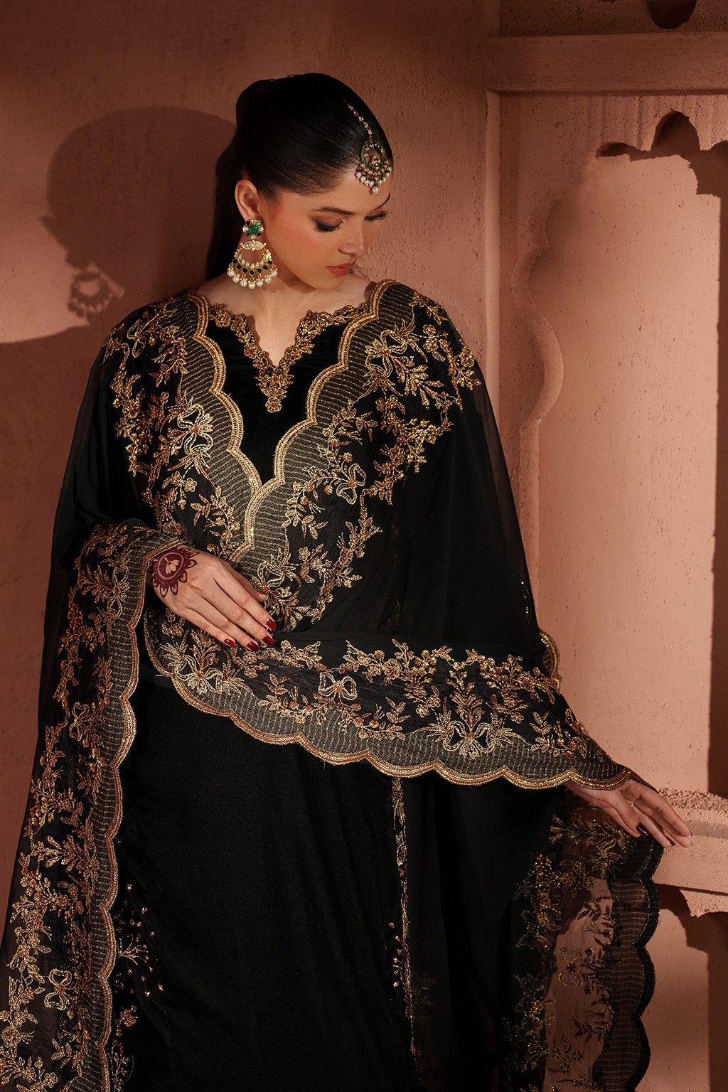 Iznik | Velvet 25 | IV-62 Embroidered Velvet by Iznik - Designer Dress - Type : Ladies Clothes - Available at Libayah - 100% Original 