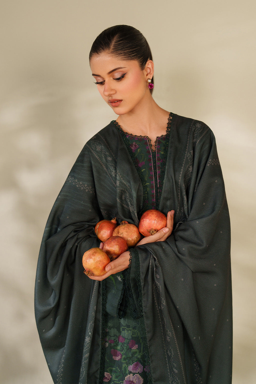 Iznik | Winter Chapter 25 | UE-567 Printed Khaddar by Iznik - Designer Dress - Type : Ladies Clothes - Available at Libayah - 100% Original 