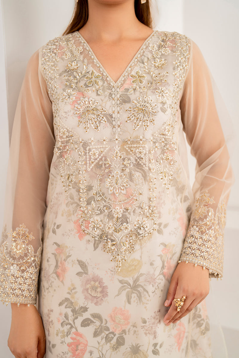 Baroque | Formal Collection | ORGANZA UF-699 by Baroque - Designer Dress - Type: Ladies Clothes - Available at Libayah - 100% Original