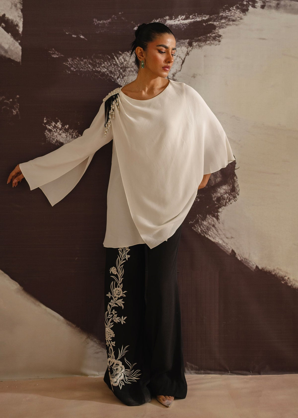 Mahgul | Eye of Cemal | Ivory Indulgence by Mahgul - Designer Dress - Type: Ladies Clothes - Available at Libayah - 100% Original