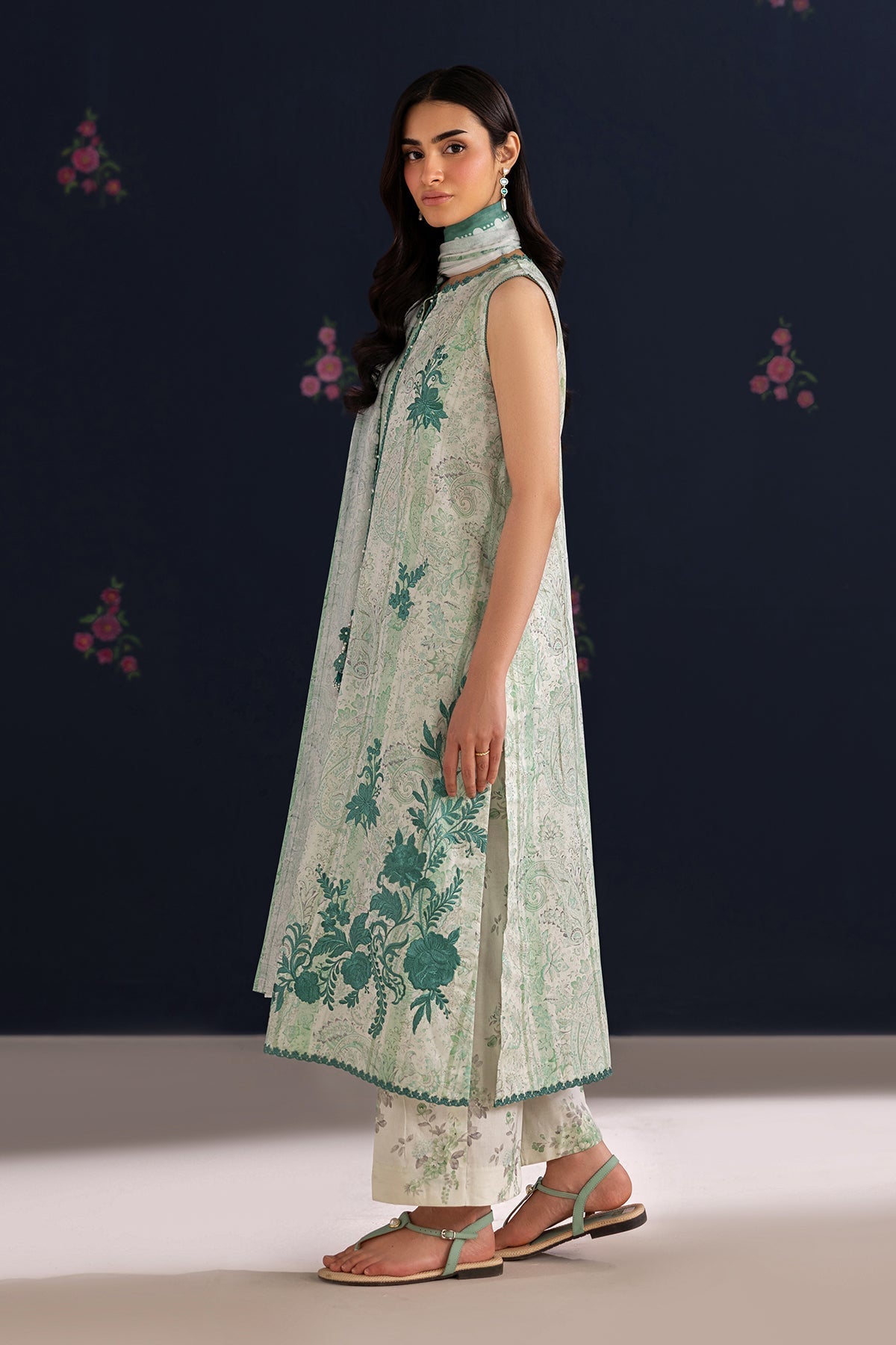 Baroque | Luxury Summer Pret | UF-4456 by Baroque - Designer Dress  - Type : Ladies Clothes - Available at Libayah - 100% Original 