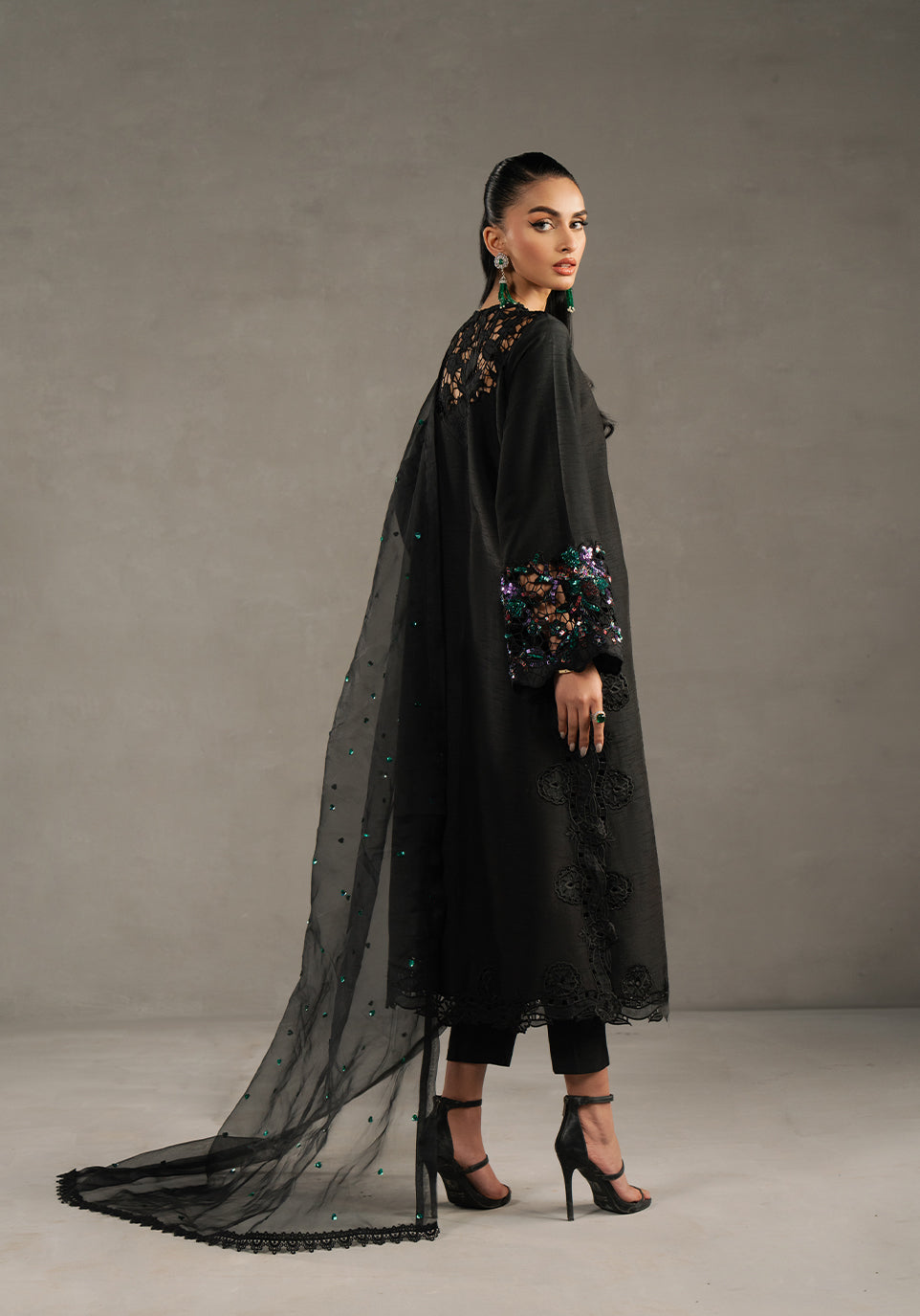 Zarqash | Silk Edit | ZQS 014 DELLA by Zarqash - Designer Dress - Type: Ladies Clothes - Available at Libayah - 100% Original