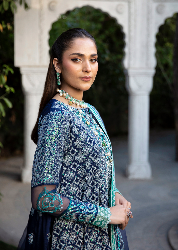 Maria Osama Khan | Rang e Noor Eid Edit | Nargis-Navy Blue