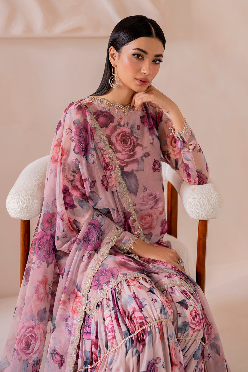 Baroque | Formal Collection | CHIFFON UF-708 by Baroque - Designer Dress - Type: Ladies Clothes - Available at Libayah - 100% Original