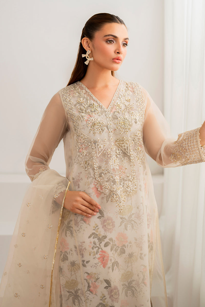 Baroque | Formal Collection | ORGANZA UF-699 by Baroque - Designer Dress - Type: Ladies Clothes - Available at Libayah - 100% Original